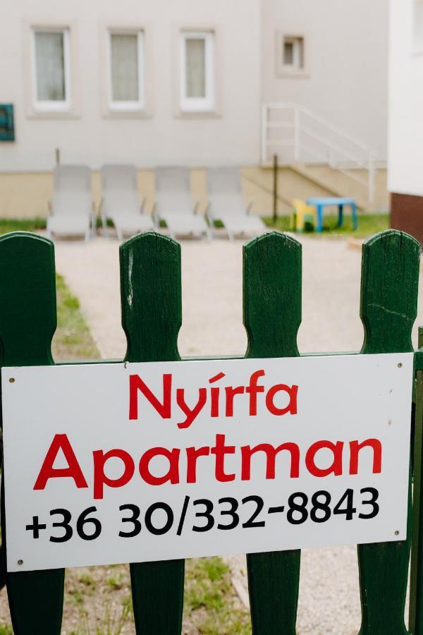 Nyirfa Apartman Vonyarcvashegy Exterior foto